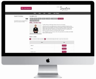 Free printable sign language words picture